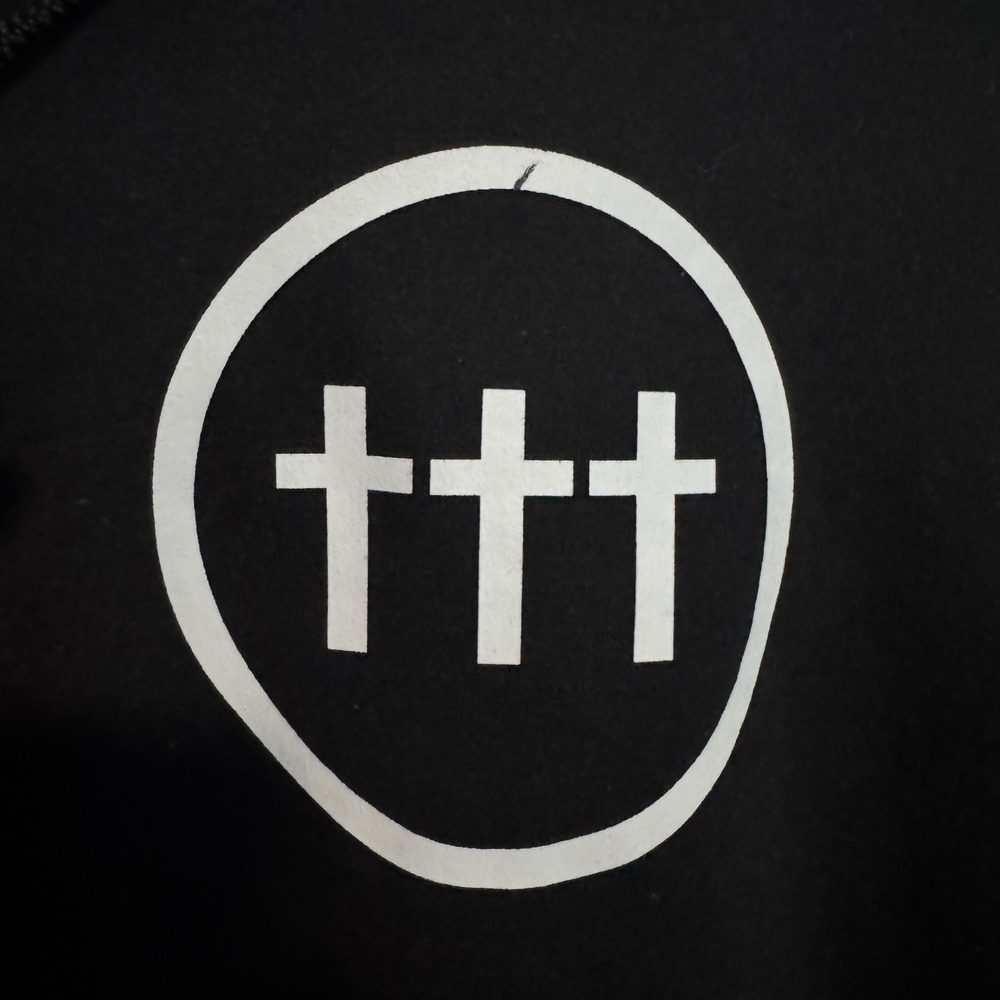 Crosses Band Hoodie Mens Large Black Chino Moreno Deftones Sweatshirt Pullover - Picture 3 of 9